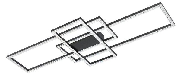 Plafonieră LED Zuma Line MX7907-3B-3BT ERVI LED/52W/230V 2700-6000K negru
