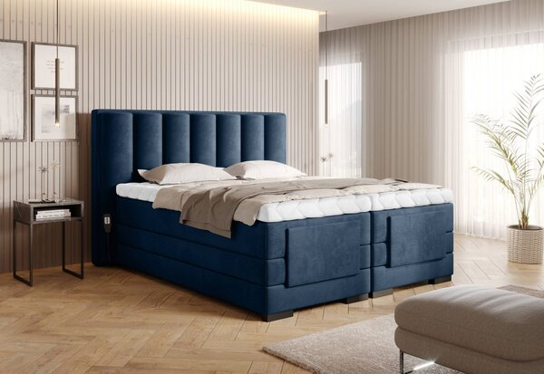 Pat Genoa cu Saltea, Topper, Electric Reglabil, Personalizabil - 160x200, BO-VER-06LO(WB1)