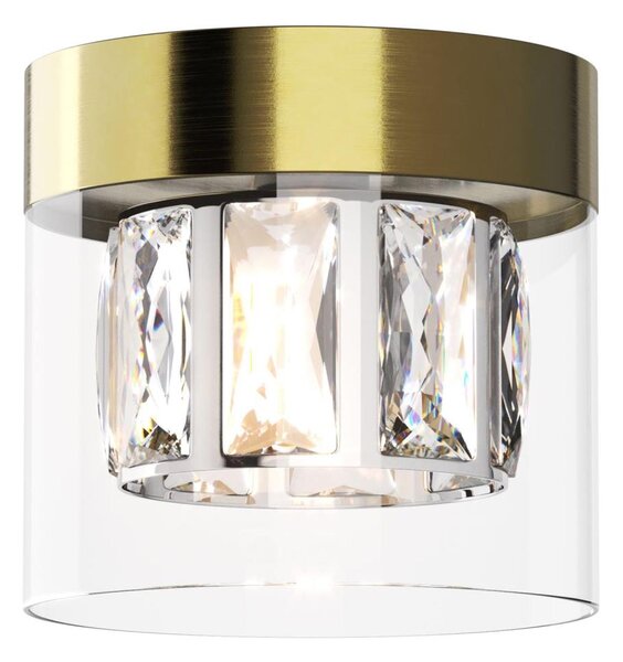 Plafonieră Zuma Line C0389-01A-0FD2 GEM 1xG9/28W/230V alamă
