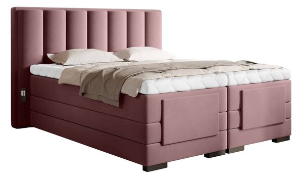 Pat Genoa cu Saltea, Topper, Electric Reglabil, Personalizabil - 180x200, BO-VER-24VE(WB1)