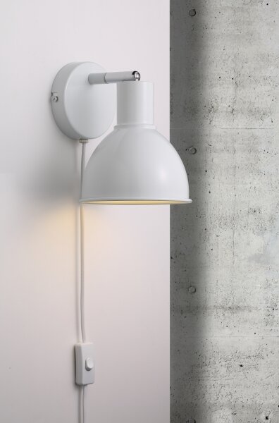 Spot de perete Nordlux POP 1xE27/18W/230V alb