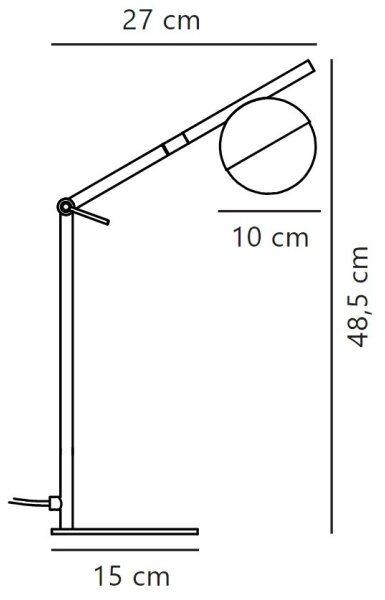 Lampă de masă Nordlux CONTINA 1xG9/5W/230V negru