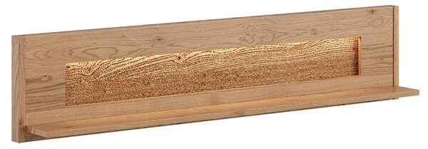 Etajeră stejar masiv Suspendată Dominic - 123x26x38cm