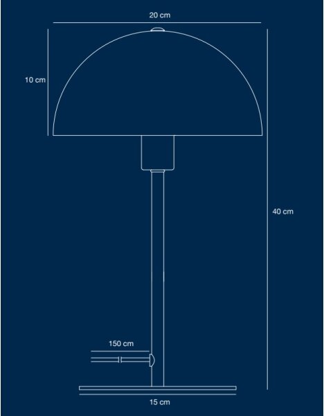 Lampă de masă Nordlux ELLEN 1xE14/40W/230V auriu/negru