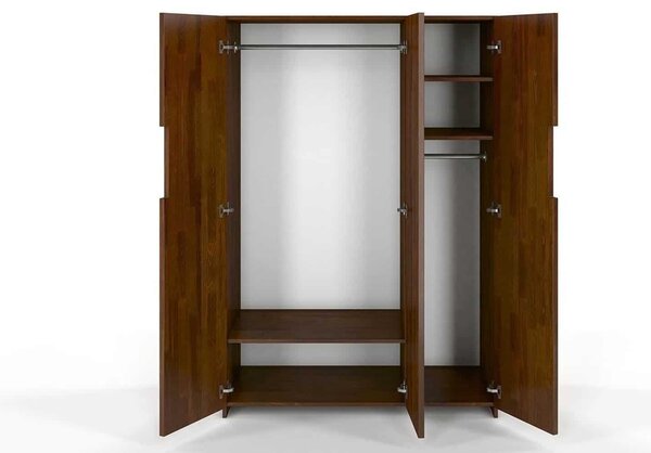 Dulap lemn masiv Clement Personalizabil, 128 × 60 × 180 cm - Alb