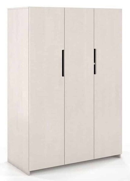 Dulap lemn masiv Clement Personalizabil, 128 × 60 × 180 cm - Alb