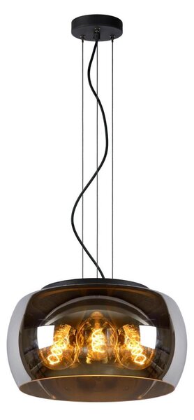 Lustră pe cablu Lucide 45401/40/65 OLIVIA 3xE27/40W/230V d. 40 cm negru