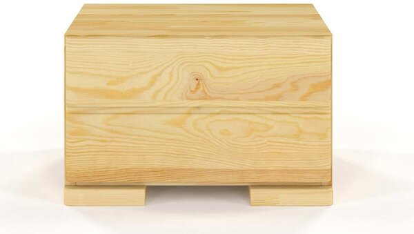 Noptieră lemn masiv Humbert Personalizabilă, 40 × 34 × 25 cm - Alb