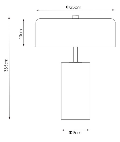Lampă de masă Lucide 34540/03/30 MIRASOL 3xG9/7W/230V negru/auriu