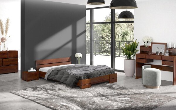 Pat lemn masiv TerraCraft Personalizabil - 90x200cm