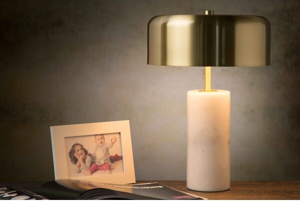 Lampă de masă Lucide 34540/03/31 MIRASOL 3xG9/7W/230V alb/auriu