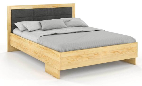 Pat lemn masiv Tapițat TerraCraft Personalizabil - 120x200