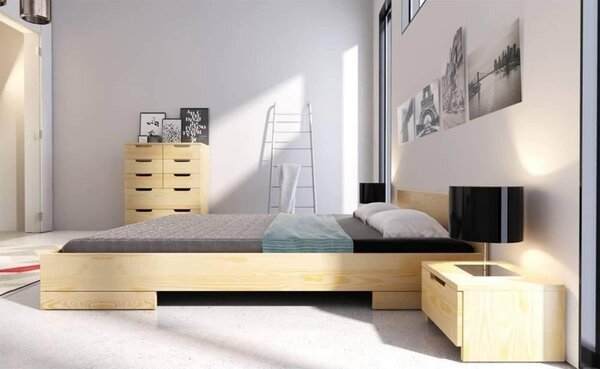 Pat lemn masiv TerraCraft Personalizabil - 90x200