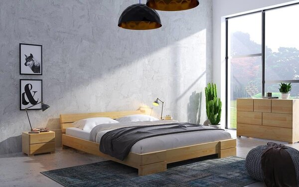 Pat lemn masiv TerraCraft Personalizabil - 90x200cm