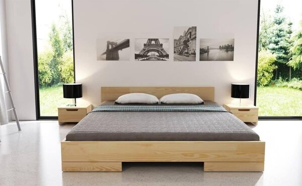 Pat lemn masiv TerraCraft Personalizabil - 90x200