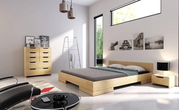 Pat lemn masiv TerraCraft Personalizabil - 90x200