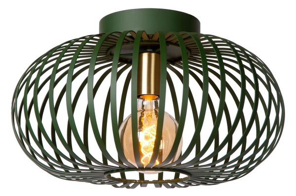 Plafonieră Lucide 78174/40/33 MANUELA 1xE27/60W/230V d. 39,5 cm verde