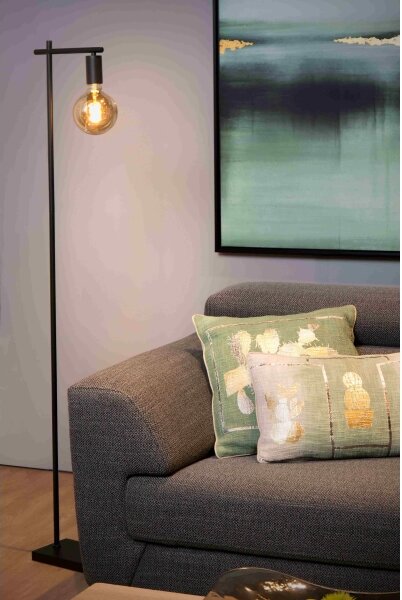 Lampadar Lucide 21721/01/30 LEANNE 1xE27/40W/230V negru