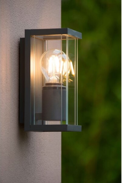 Aplică de exterior Lucide 27885/01/30 CLAIRE 1xE27/15W/230V IP54 negru