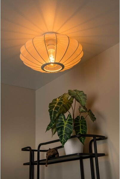 Plafonieră Lucide 03147/40/38 CORINA 1xE27/40W/230V d. 40 cm crem