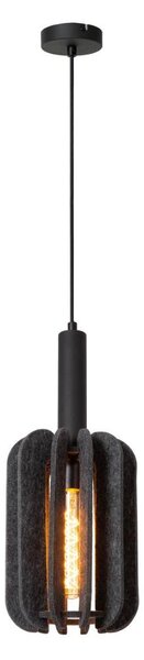 Lustră pe cablu Lucide 45492/01/36 RAFAL 1xE27/40W/230V negru/gri