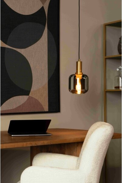 Lustră pe cablu Lucide 45494/16/65 JOANET 1xE27/40W/230V negru