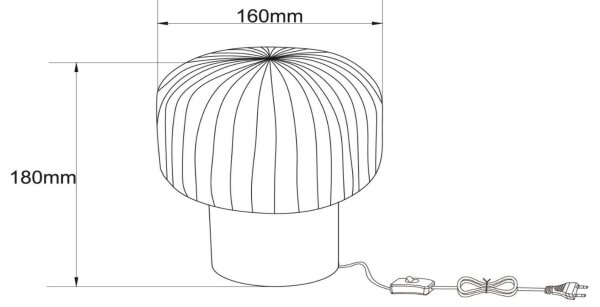 Lampă de masă Lucide 78595/01/30 JANY 1xE14/25W/230V negru