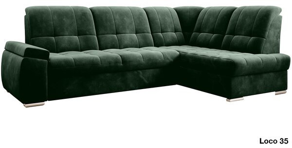 Colțar lemn masiv Extensibil Theo 272x192cm Ladă Depozitare Personalizabil - Poco 40