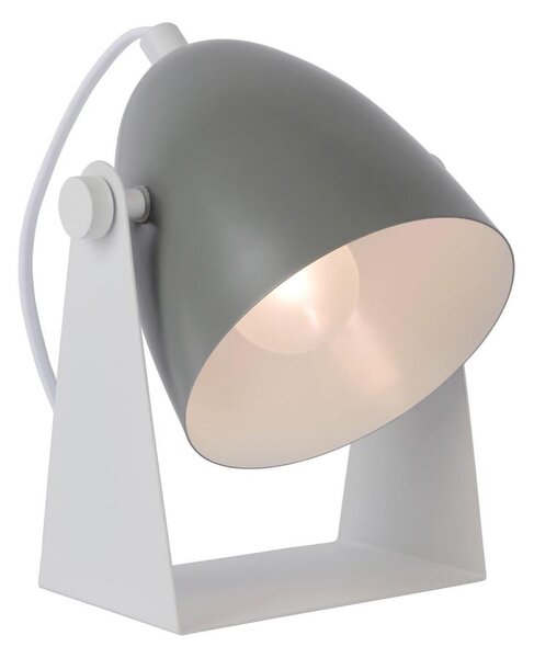 Lampă de masă Lucide 45564/01/36 CHAGO 1xE14/40W/230V gri