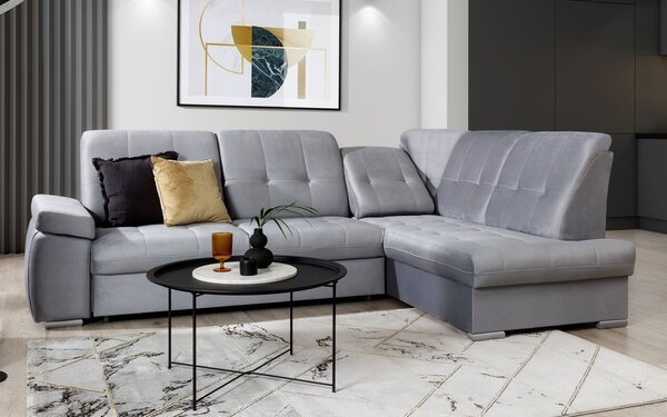 Colțar lemn masiv Extensibil Theo 272x192cm Ladă Depozitare Personalizabil - Poco 40