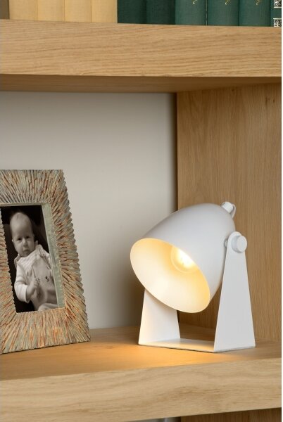 Lampă de masă Lucide 45564/01/31 CHAGO 1xE14/40W/230V alb