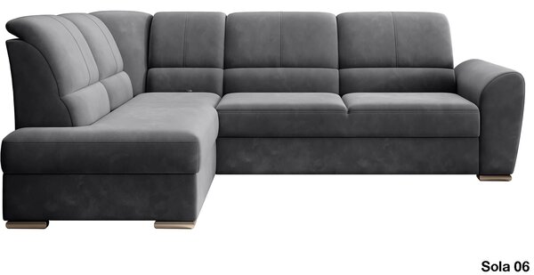 Colțar lemn masiv Extensibil Samara 270x186cm Ladă Depozitare Personalizabil - Loco 05