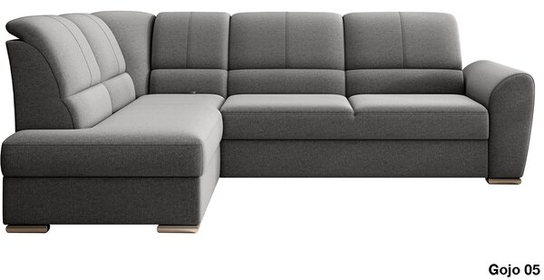 Colțar lemn masiv Extensibil Samara 270x186cm Ladă Depozitare Personalizabil - Loco 05