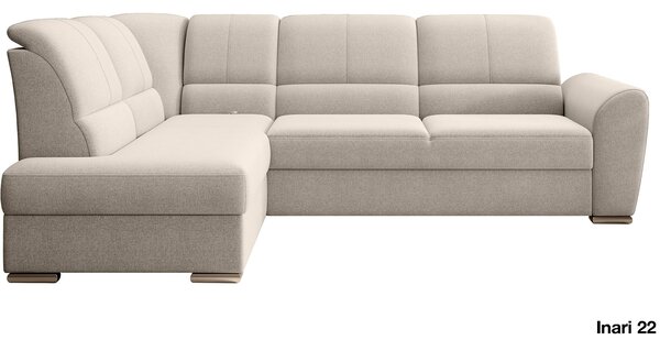 Colțar lemn masiv Extensibil Samara 270x186cm Ladă Depozitare Personalizabil - Loco 05