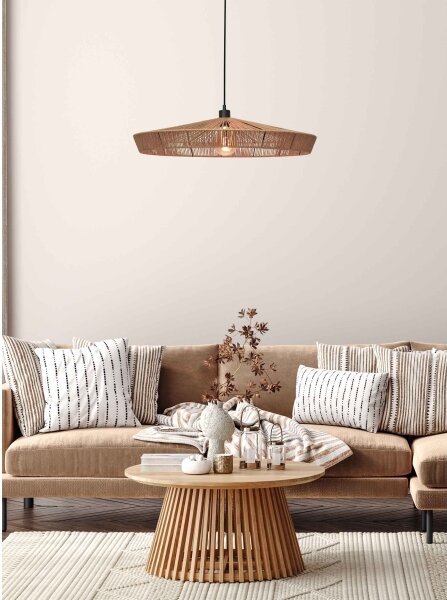 Lustră pe cablu Lucide 10413/70/72 YUNKAI 1xE27/60W/230V d. 70 cm maro