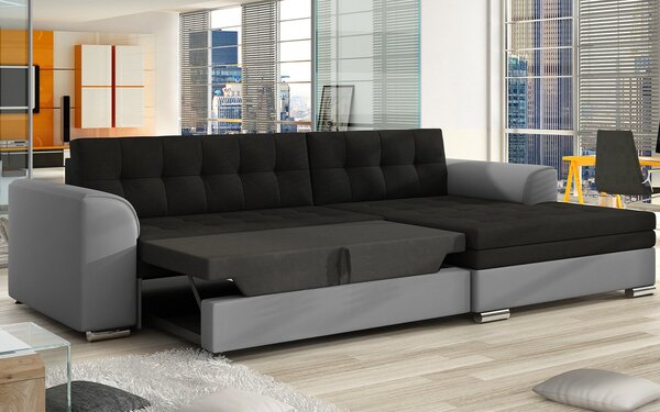 Colțar lemn masiv Extensibil Cali 270x165cm Personalizabil - Soft 017