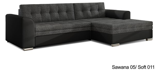 Colțar lemn masiv Extensibil Cali 270x165cm Personalizabil - Soft 017