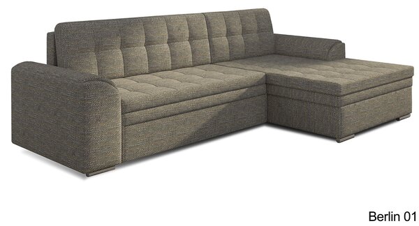 Colțar lemn masiv Extensibil Cali 270x165cm Personalizabil - Soft 017