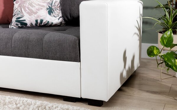 Colțar lemn masiv Extensibil Nelia 237x150cm Ladă Depozitare Personalizabil - Sawana 05/ Soft 17, Universal