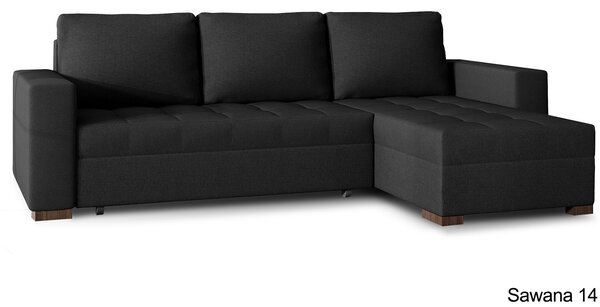 Colțar lemn masiv Extensibil Nelia 237x150cm Ladă Depozitare Personalizabil - Sawana 05/ Soft 17, Universal
