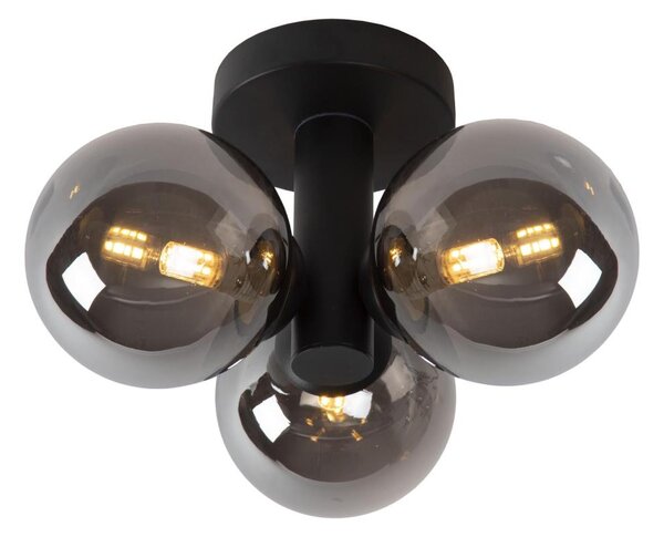 Plafonieră pentru baie Lucide 74116/03/30 TRUDY 3xG9/40W/230V IP44 negru
