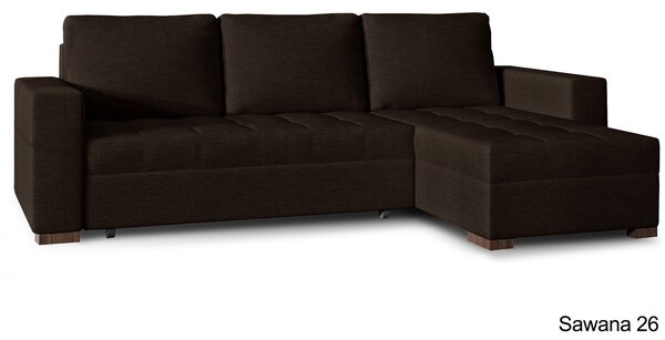 Colțar lemn masiv Extensibil Nelia 237x150cm Ladă Depozitare Personalizabil - Sawana 05/ Soft 17, Universal
