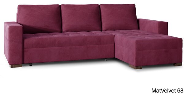 Colțar lemn masiv Extensibil Nelia 237x150cm Ladă Depozitare Personalizabil - Sawana 05/ Soft 17, Universal