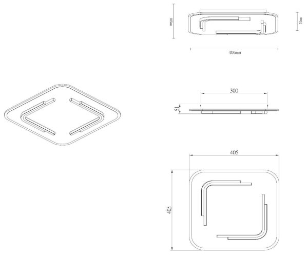 Plafonieră LED Lucide 44114/30/02 ANDREAS LED/30W/230V auriu