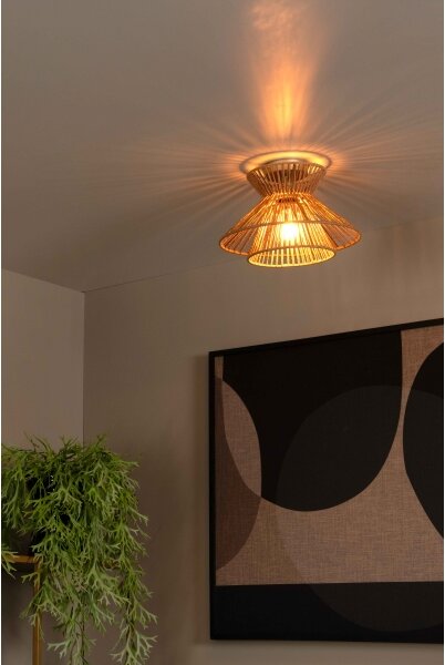 Plafonieră Lucide 10120/32/72 TASMAN 1xE27/60W/230V bej