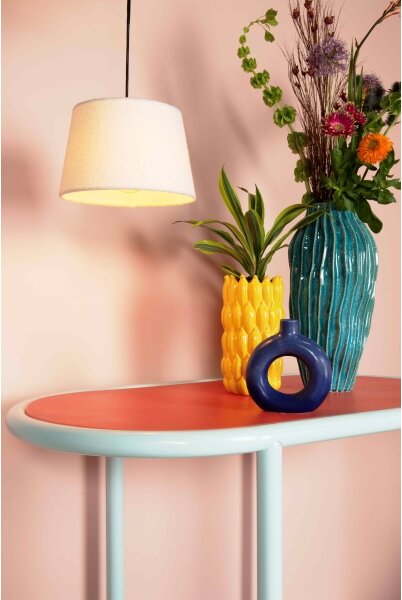 Lustră pe cablu Lucide 10416/01/38 WOOLLY 1xE27/60W/230V crem