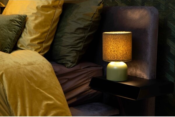 Lampă de masă Lucide 10516/01/33 WOOLLY 1xE14/40W/230V verde
