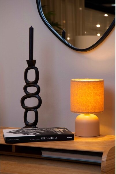 Lampă de masă Lucide 10516/01/44 WOOLLY 1xE14/40W/230V portocaliu