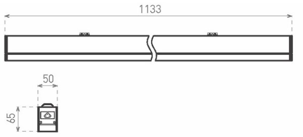 Corp de iluminat LED Greenlux GXPR068 PROFI LINEAR II LED/36W/230V 4000K