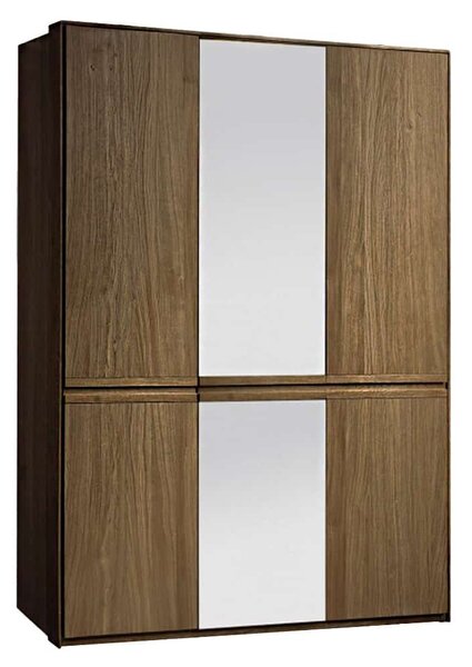 Dulap stejar masiv Serena, 154 × 61 × 222 cm - Cu oglinda